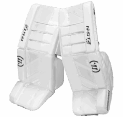 Warrior Ritual GT2 Intermediate Goalie Pads (w/ Knee Pads) -Warrior warrior ritual gt2 intermediate goalie pads white
